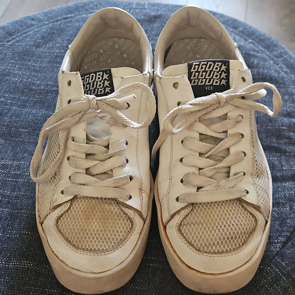 Golden Goose STARDAN Women's  White Low-Top Sneakers ~ 37 - Picture 3 of 13